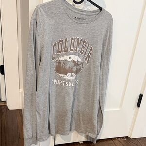 Columbia Gray Long Sleeve Shirt